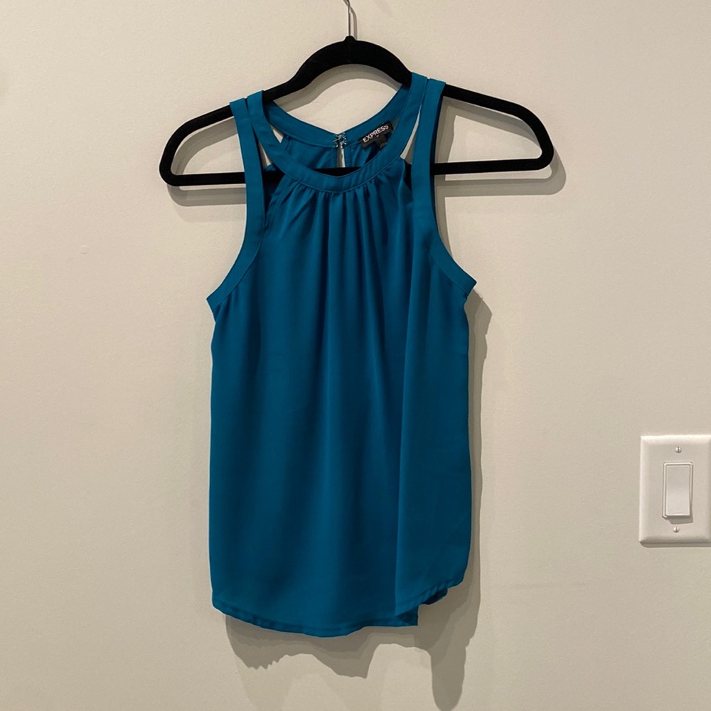 Blue tank